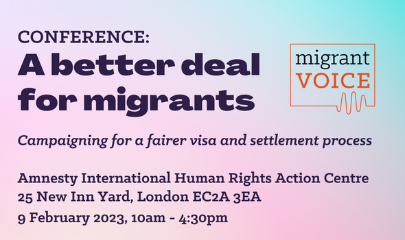  Migrant Voice - Conference: "A better deal for migrants"