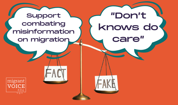  Migrant Voice - Launch of our campaign to combat misinformation – Don’t knows Do Care
