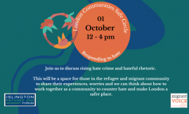  Migrant Voice - London Communities safe space - Responding to hate