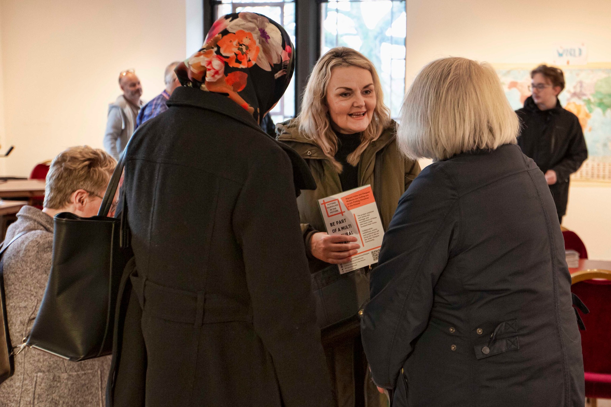 our welcome event at kelvingrove art gallery