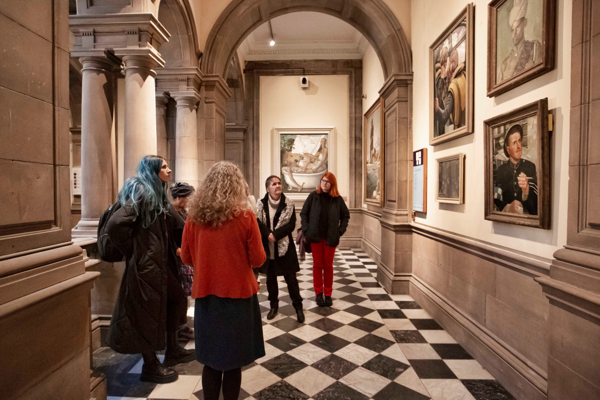 our welcome event at kelvingrove art gallery