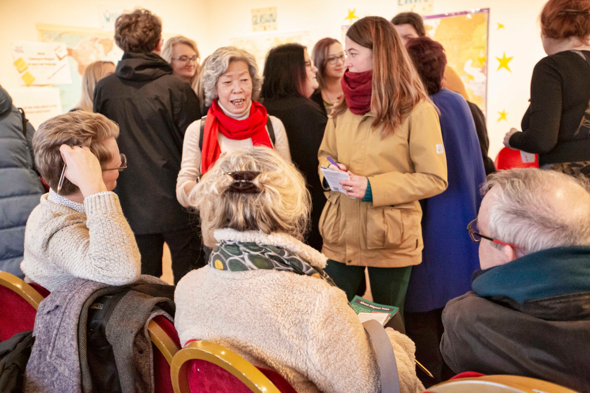 our welcome event at kelvingrove art gallery