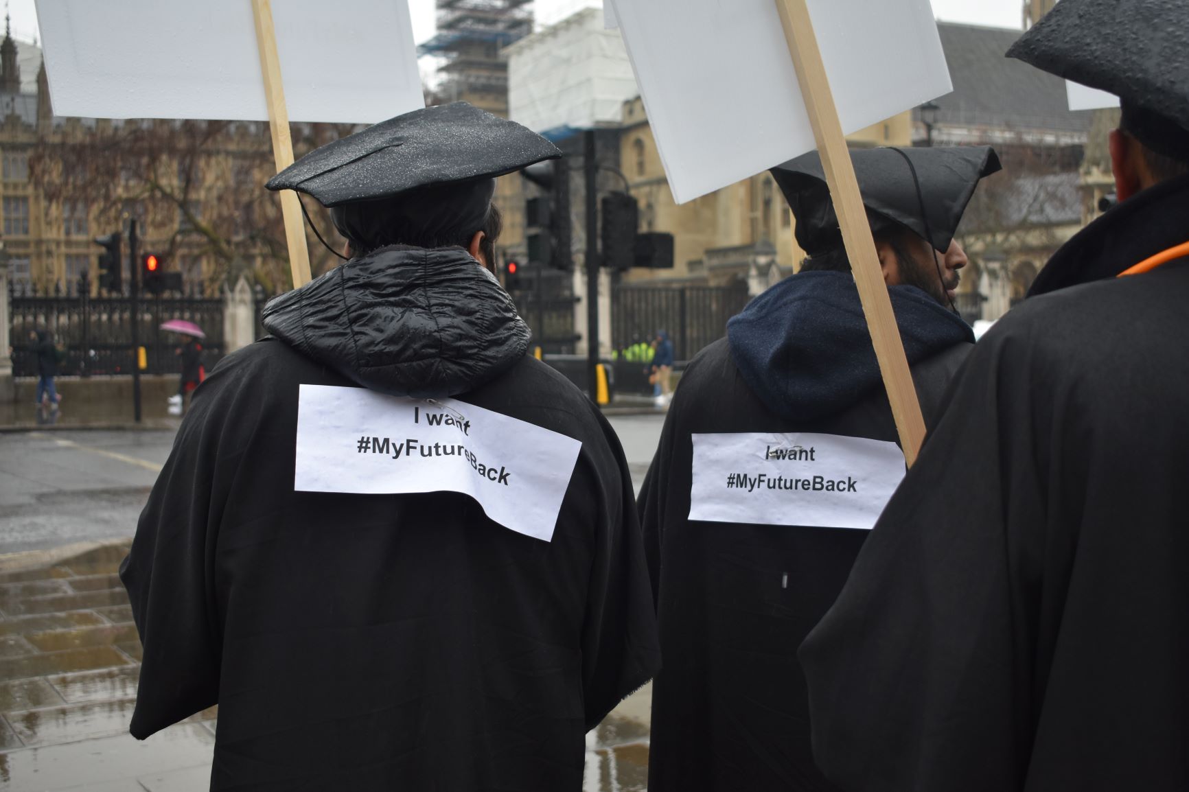 five years in limbo international students go to westminster to call for justice