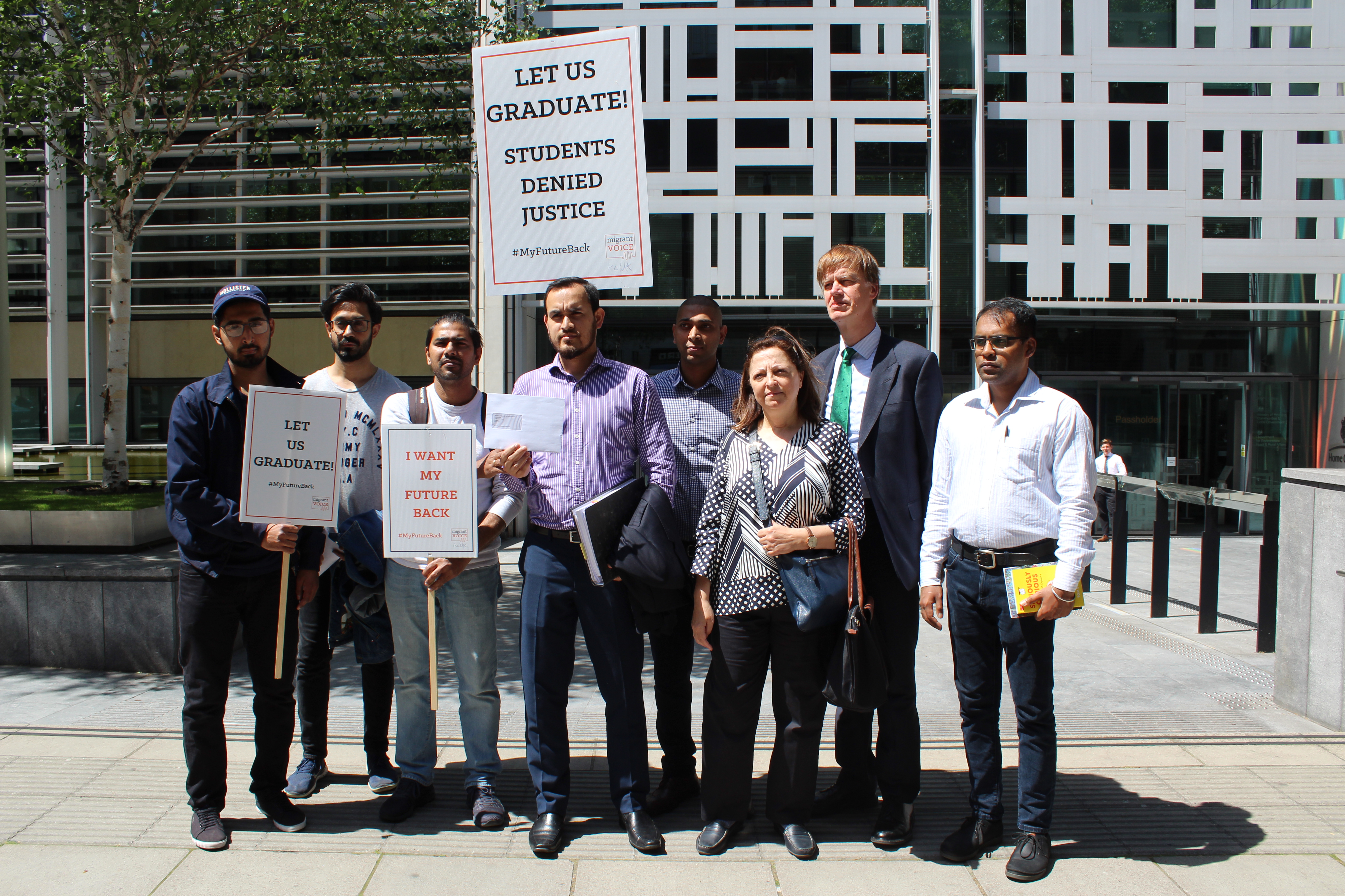 over 100 students write to home secretary asking him to take action