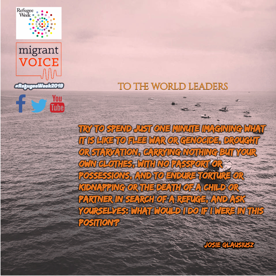 why is everyone not outraged your thoughts for refugee week 2019